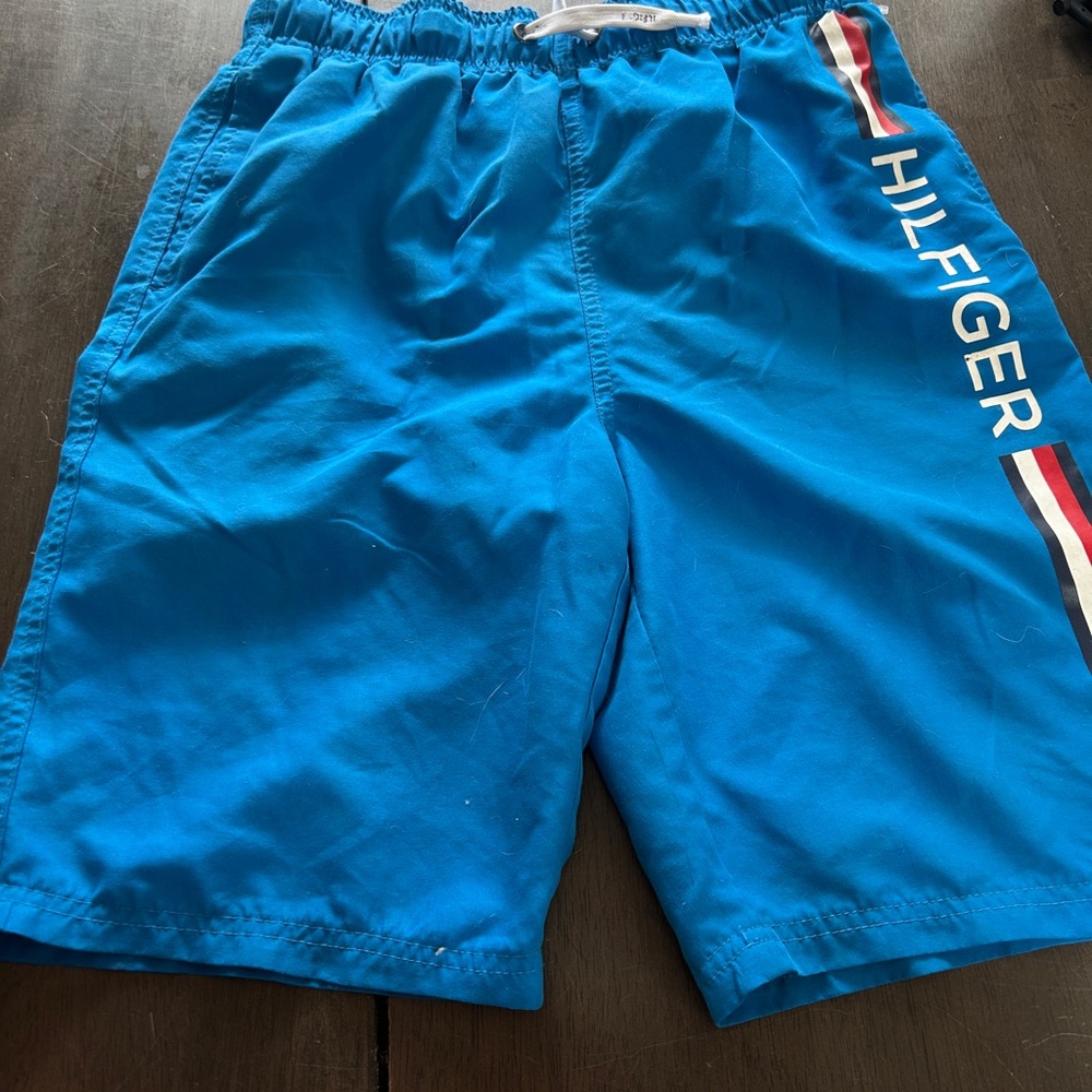 Tommy Hilfiger Boys blue bathing suit